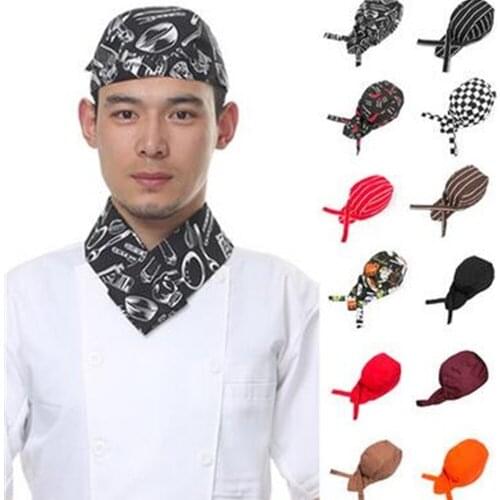 Western restaurant waiter work cap hotel chef hat cap on Korean men and women coffee turban without apron