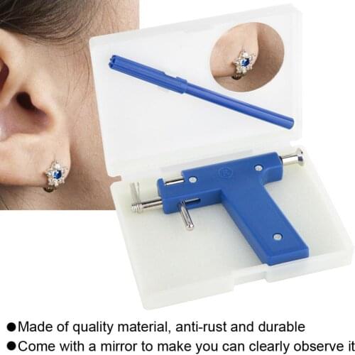 1 Set Professional Painless Body Piercing Tool anti-rust Nose Ear Navel Ear Hole Body Piercing Gun Tools No Pain Safe Sterile