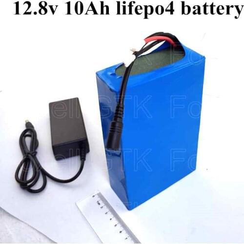 1pcs LiFePO4 12v 10Ah 12.8v battery 10000mah 4S BMS 30A 250W DC 12v 12ah motor two stroke engine camera Led light solar audio