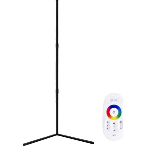 130cm LED Floor Corner Standing Lamp RGB Light Color Changing with Remote Control for Bedroom Living Room Atmosphere