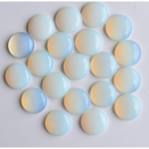 Wholesale20pcs/lot Fashion hot selling good quality opal stone round cabochon beads 20mm for jewelry making free shipping