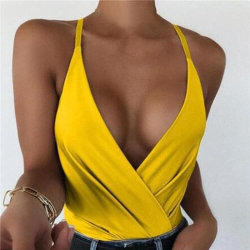 2021 New Summer Camisoles Women Tops Sexy Deep V Neck Cross Spaghetti Strap Cami Casual Nightclub Top Female Plus Size Clothes