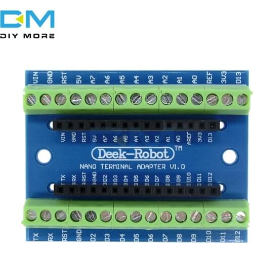 5Pcs Nano 3.0 V3.0 Terminal Adapter Board For Arduino AVR ATMEGA328 ATMEGA328P Module Expansion Standard ATMEGA328P-AU