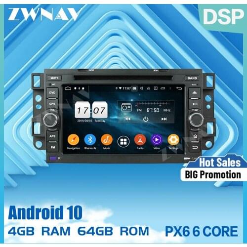 PX6 4+64 Android 10.0 gps navigation screen for Chevrolet EPICA Aveo 2006-2012 Car Audio Radio Multimedia Video Player head unit