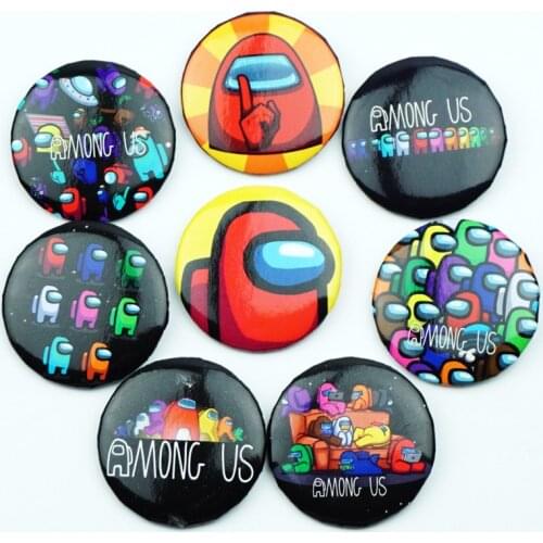 8Pcs/Set Cute Game Cute Figure Pins Brooches Badges Chest Ornament Cosplay Itabag Bag Clothing Accessoies Gift New