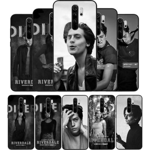 American TV Riverdale Series Cole Sprouse Black TPU Silicone Soft Phone Case For Redmi 4A 4X 7A 5 Plus 6 Pro NOTE 9 7 8 5 Pro