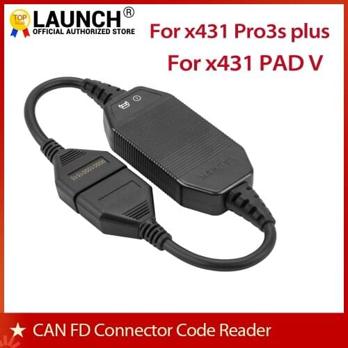 Original LAUNCH X431 CAN FD Connector Code Reader CANFD Car Diagnostic Tool for X431 Throttle Pad II Torque Turbo X431 V+ Pro3S