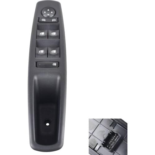 For Renault Megane MK3 2008 2009 2010 2011 2012 2013 2014 2015 2016 80961-0016R 809610016R Front Left Power Window Switch