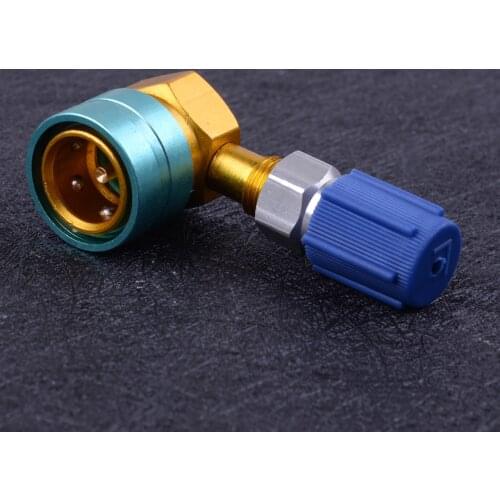 DWCX Universal R1234YF to R134A Air-conditioning Fitting RT Low Side Quick Coupler Adapters Connector