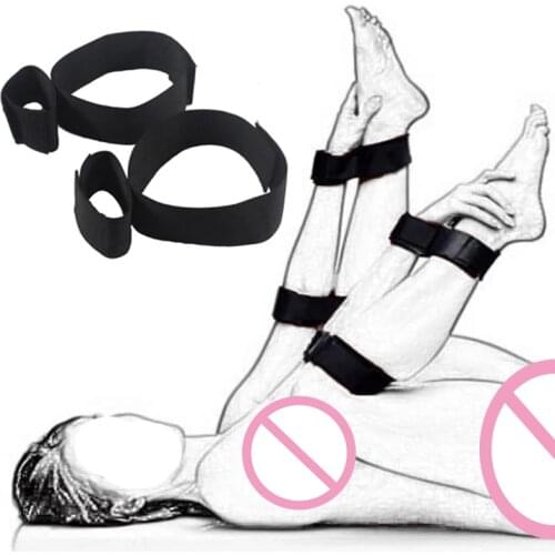 Bondage Gear Adult Games Slave Sex Toys For Women Couples BDSM Bondage Restraints Handcuffs Ankle Nylon Fetish Sex Products