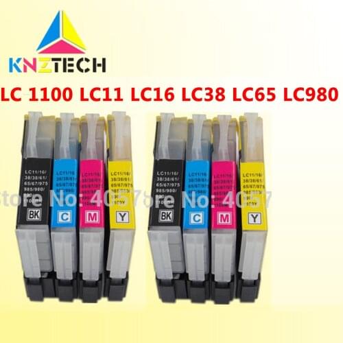 Hotsale Ink Cartridges Compatible for brother LC 1100 LC11 LC16 LC38 LC65 LC980 DCP 385C DCP-390CN DCP-395CN DCP-535CN DCP-585CW