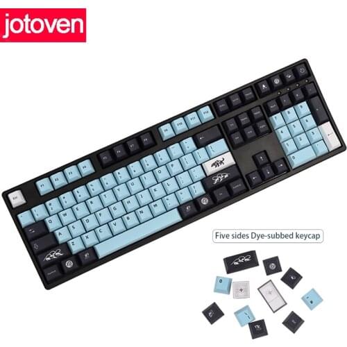 132 Keys PBT MIZU Cherry height Keycap For Mechanical Keyboard adapted 6164 68 84 87 96, etc