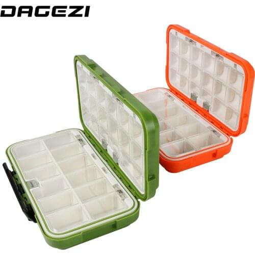 DAGEZI Fly Fishing Box Multi-function ABS Fishing Box for fishing Popper 1 can be adjustable Fishing Accessories