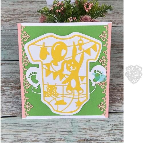 Rabbit Suit Set Cutting Dies Metal Frame Stencil for DIY Scrapbooking Card Album Embossing Crafts Die Cut New Arrival 2021