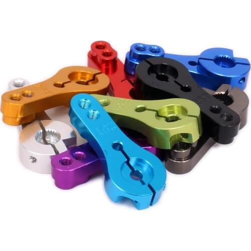 Wholesale Metal RC Servo Arm Horn 35mm 25T Teeth Tooth Steering Half Servo Arm Horn For 1/8 1/10 RC Car serve accessories