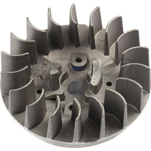 Mini Moto Recoil older Pull Starter Flywheel For 2 Stroke 47cc 49cc Engine parts Pocket Bike Chinese Dirt Quad ATV Crosser