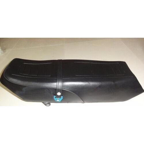 Motorcycle Seat Assy GS125 Motorbike Black Seat Cover Retro Cushion Plastic Bottom