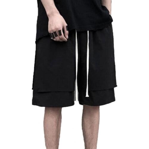 Men Sports Shorts Outdoor Fashion Training Shorts Multi Pockets Drawstring Men Classic Relaxed Fit Cargo Shorts for Tennis Short
