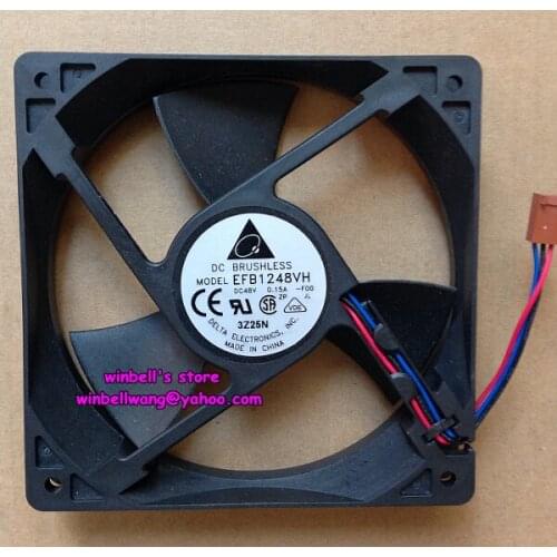 Brand new and original Delta 120*120*25MM cooling fan EFB1248VH 12cm 48V 0.15A 3wires