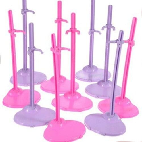 O for U Wholesale 80pcs/lot Toy Hot Selling Doll Stands Display Holder For Barbies Dolls Standers For 1/6 11'' Dolls Standing