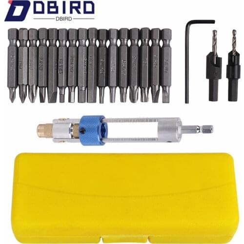 Half time drill 20PCS bits high speed steel drill bit head wind dual screwdriver Batch set D-BIRD First batch drill bit