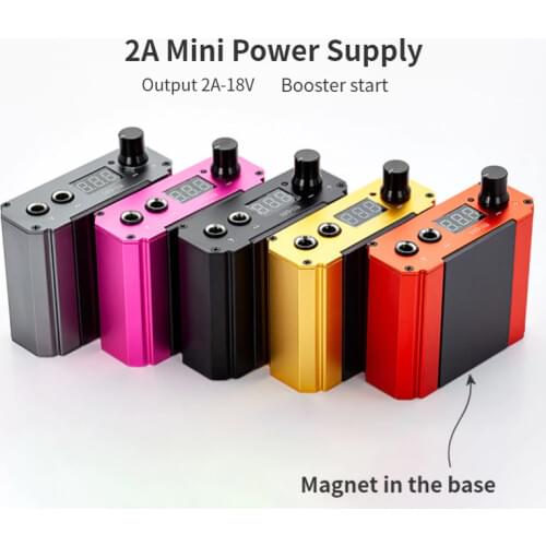Professional 2A Mini Tattoo Power Supply High Quality and Stable Circuit Board LCD Booster Start