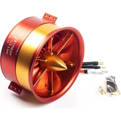 RC Air Plane 50V, 142A,7100W,9.3KG JP120mm EDF Ducted Fan 12Blades with 5060 Motor 750KV All Set