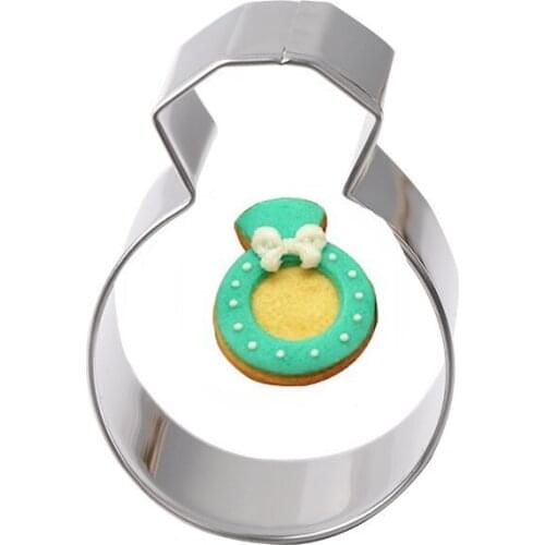 Christmas Diamond Ring Cookie Cutter Stainless Steel Cut Candy Biscuit Mold Cooking Tools Wedding Theme Metal Cutters Mould