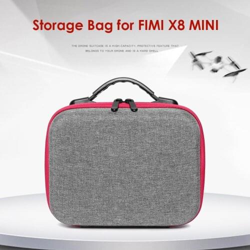 Drone Storage Bag Aircraft Remote Controller Batteries Organizer Pouch for FIMI X8 Mini Drone Remote Control Shockproof Tote Bag