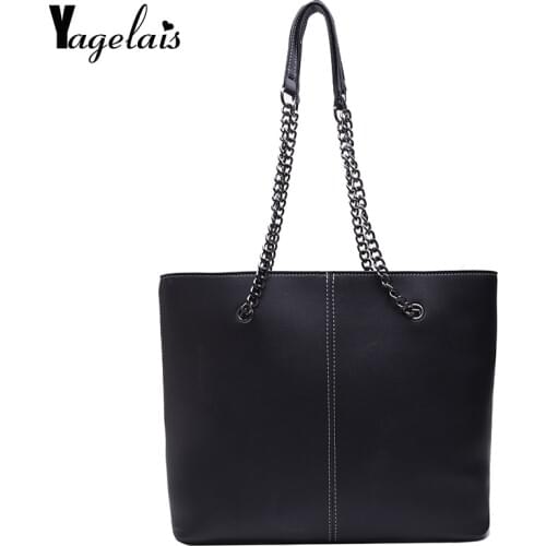Fashion Brand Women Handbag PU Leather Large Shoulder Chain Bag Ladies Big Casual Tote Bags Large Capacity Women Tote Bag