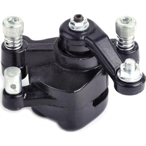 New Metal Black & Silver Rear Disc Brake Caliper with Pre-installed Pad Fit for Motovox MBX10 MBX11 Mini Bike