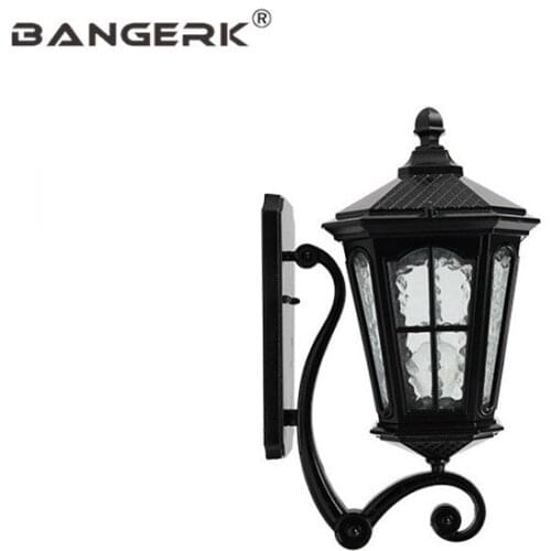 Outdoor European LED lamp Wall Sconce Lighting Die Casting Aluminum Glass Waterproof Wall Light For Garden Balcony Aisle Lights