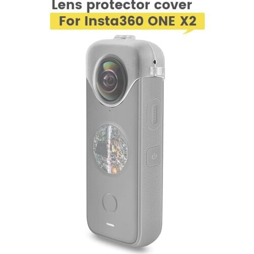 Lens Protective Cover Silicone Case for Insta360 One X2 Panorama Camera Wear-Resistant Anti-Drop Shell Protective Accessories