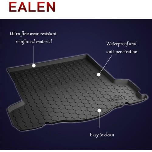 EALEN For Lincoln MKZ MKC 2015 2016 2017 2018 Boot Liner Tray 1Set Car Cargo rear trunk mat Waterproof Anti-slip mat Accessories