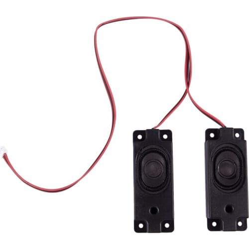 1 Pair 4-Pin Balance Plug Rectangle Magnet Speaker Amplifier 3W 8 Ohm