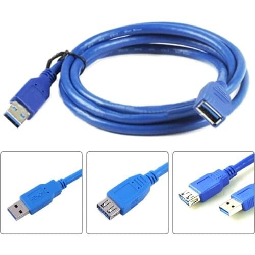 150cm Fast Speed USB 3.0 Cable for USB 3.0 Extension Cable Male to Female Extender Cable Extended for laptop PC USB Extension
