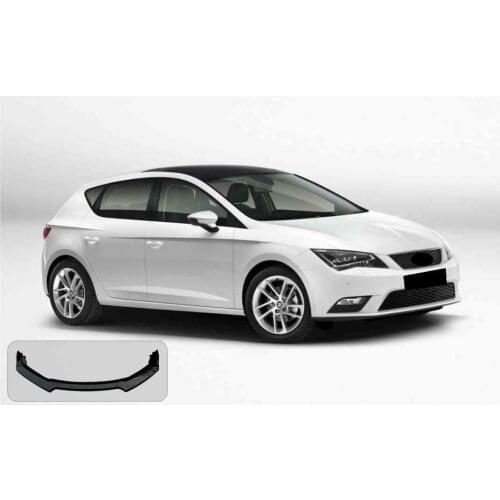 For Seat Leon Mk3-3.5 B5-5.5 Front Bumper Attachment Spilitter Universal Front Lip Car Styling Auto Accessory 3 Pcs Body Kit