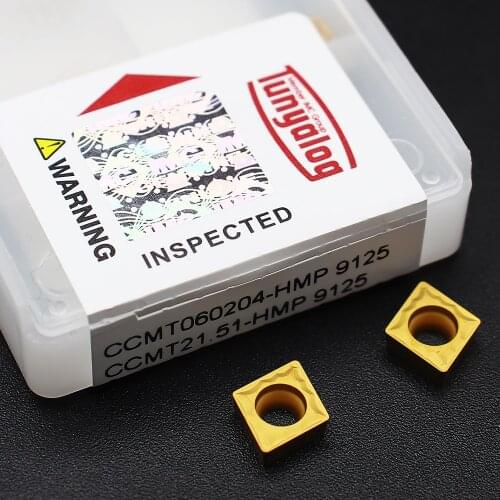 CCMT060204 HMP 9125 Internal Turning Tool Carbide Inserts for Lathe Cutter Tool Turning Insert Cutting Tools