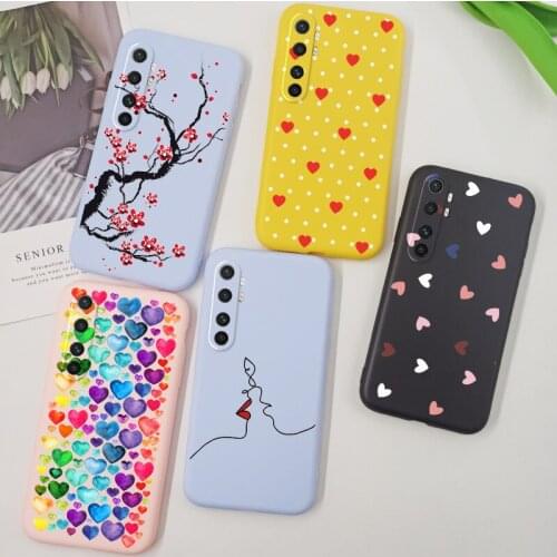 Love Heart Case For Xiaomi Mi Note 10 Pro Lite Cover Silicone Phone Case Bumper For Xiomi Mi Note10 Lite TPU Funda Kiss Case