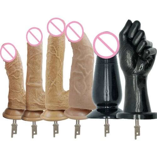 FREDORCH Reciprocating Saw Silicone dildos Attachments for Sex Machine Different sizes