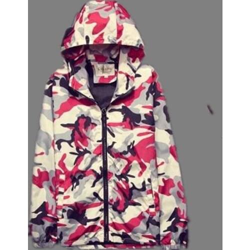 2020 Camouflage Jacket Spring And Autumn Period The Paragraphs Thin Short Coat Cultivate Ones Morality Even Cap Couples Trend