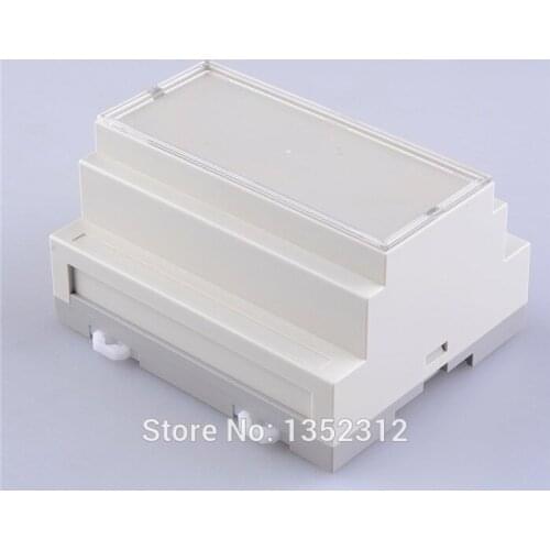 Free shipping one piece 106*87*60mm plastic box electronics din rail box ABS plastic din rail electronic control enclosure