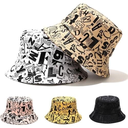 Fashion personality Tie-dye Graffiti Bucket Hat Women Summer Casual Streetware Sun Hat Big Brim Foldable Beach Fisherman Hats