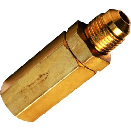 Oil Dfferential Check Valve installed in liquid receiver tank to prevent lubricant oil return back for protecting compressor