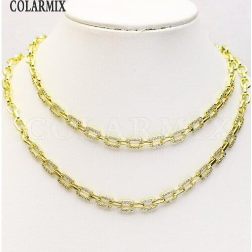 3 Strand zirconia chain necklace Pendant necklace New design jewelry accessories for women necklace for women New design 8189