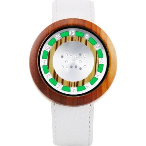 2021 New Design High Quality Luxury Wooden Quartz Watch Fashion Casual Adjustable Color Dial Best Gift Clock for Men Women