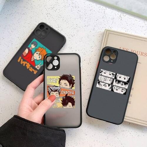 Oya Haikyuu Japan Anime luxury Phone Cases funda matte transparent For iphone 7 8 11 12 plus mini x xs xr pro max cover