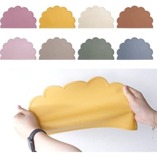 BPA Free Feeding Dining Appliance Placemat Table Mat Childrens Tableware Pad Kids Silicone Cookware Newborn Accessories