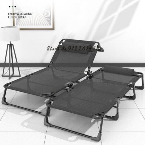 Folding Sheet For Nap Home Simple Nap Bed Office Recliner Portable Multifunctional Camping Bed