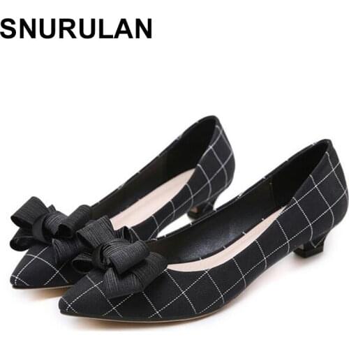 SNURULAN New For women s wicker shoes Demi-season with a cute bow; Ladies shoes without buckles with white collars and ballet
